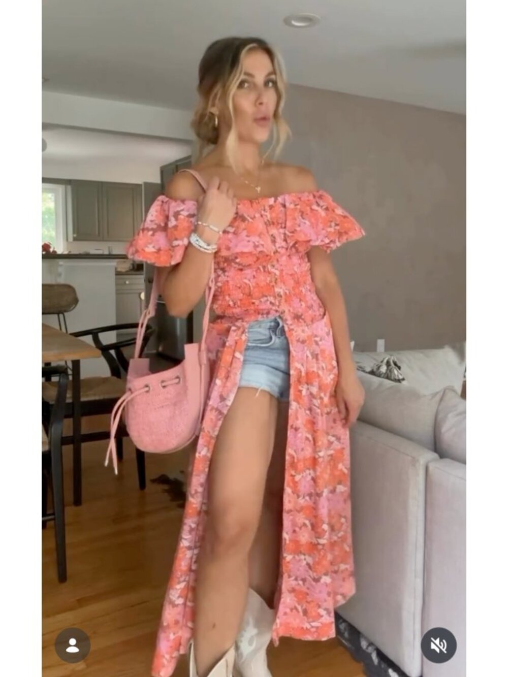 Free People Lewis Floral Maxi Dress